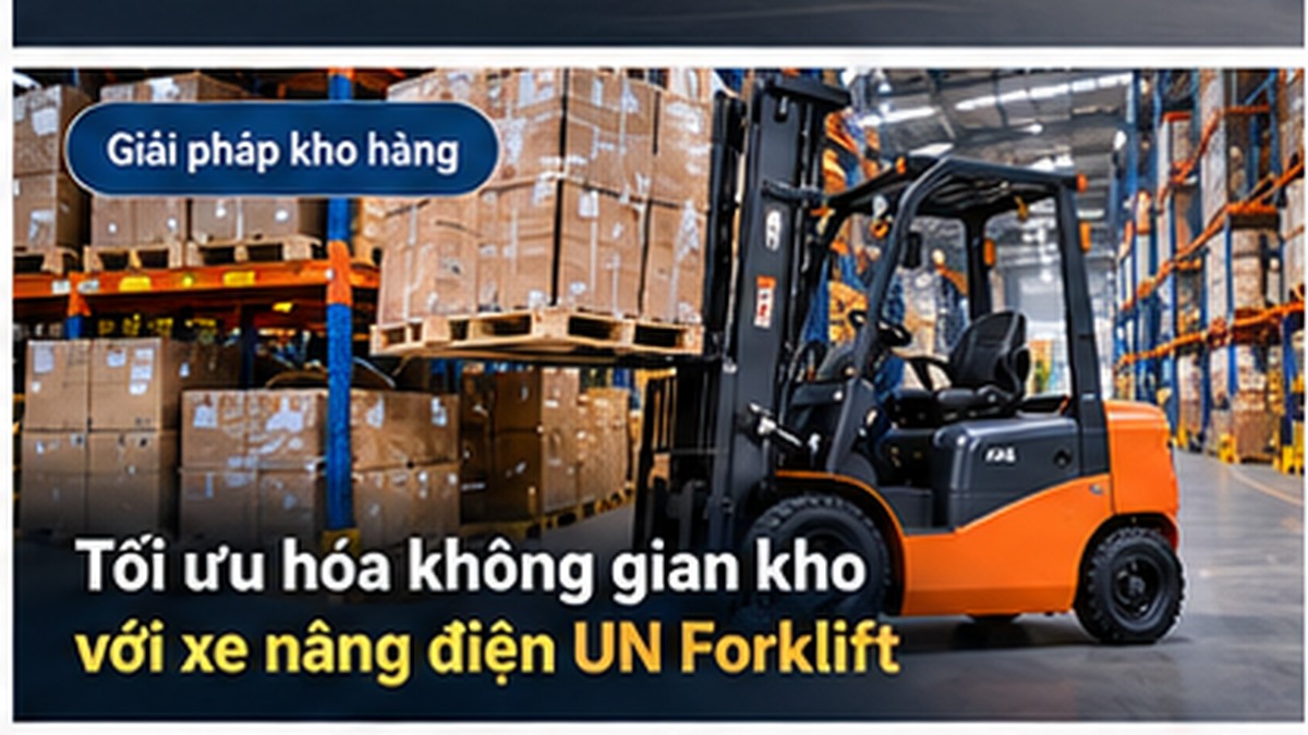 Tối ưu không gian kho với xe nâng điện: Bắt đầu từ lối đi và bán kính quay